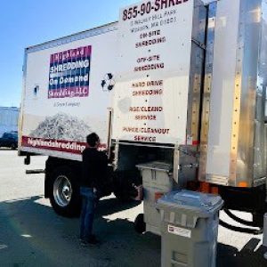 The Shred Truck (Courtesy photo of Dana Valeri, General Manager of Highland Shredding)