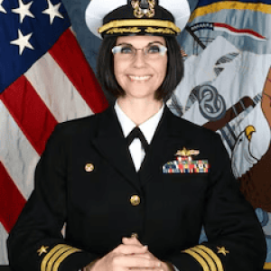 THIS YEAR’S KEYNOTE SPEAKER: Wakefield native Shelby M. Nikitin, the former Naval commander of the guided-missile destroyer USS Thomas Hudner, will address the crowd during tomorrow’s Memorial Day Ceremony at Riverside Cemetery. (U.S. Navy photo by Mass Communication Specialist Jacob Milham)