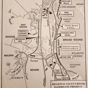 The Floodgate Project (Courtesy graphic to The Saugus Advocate)