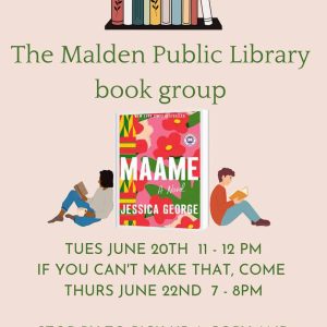 The Malden Public Library book group (2)