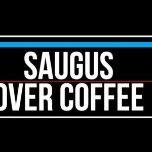 The TV logo for “Saugus Over Coffee.”