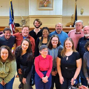 The cast of William Shakespeare’s The Comedy of Errors