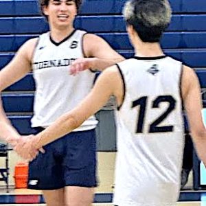 Malden High’s Victor Desouza and Eddie Mei (12) have helped lead Malden to the 2024 Greater Boston League Boys Volleyball Championship.