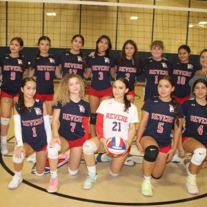 Standing, from left to right: Head Coach Emilie Hostetter, Samantha Hoyos Tobon, Bianca Alvarez, Danna Canas, Liv Yuong, Basma Sahibi, Lea Doucette, Valery Echavarria and Assistant Coach Raela Berry. Kneeling, shown from left to right: Sophia Restrepo, Hadassa Dias, Farah Habbour, Isabella Arroyave and Susan Lemus.