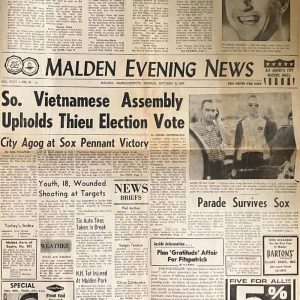 October 2, 1967, Malden Evening News