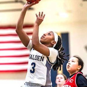 Amanda Fowke was the leading scorer for Malden with 18 points in a win over Chelsea. (Advocate Photo/Henry Huang Photo)