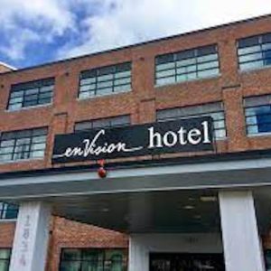 Close to 300 migrants are housed in an emergency shelter at the enVision Hotel on Revere Beach Parkway in Everett. An illness swept through the hotel earlier this month, and it was later identified as multiple respiratory illnesses. (Courtesy Photo)