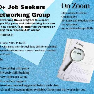 50+ Job Seekers Networking Group Facebook - 1