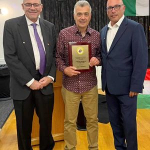 2025 Italian Knight of the Year John Verrengia