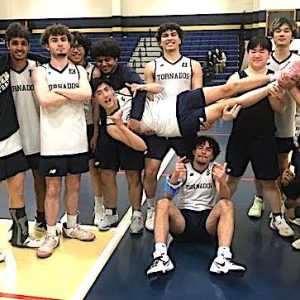 Malden High Boys Volleyball won the GBL title this year and hosted its preliminary match against King Philip Regional last night. (Advocate Photo)