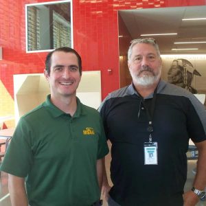 Middle/High School Principal Brendon Sullivan and Acting Superintendent Michael Hashem