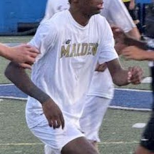 Mike Joseph scored the only Malden goal against Methuen. (Advocate Photo)