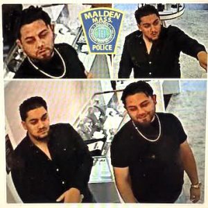 If anyone can identify either of these persons of interest in a brazen jewelry store robbery on Tuesday on Eastern Avenue, they are asked to contact Malden Police at 781-322-1212. (Courtesy Photos)