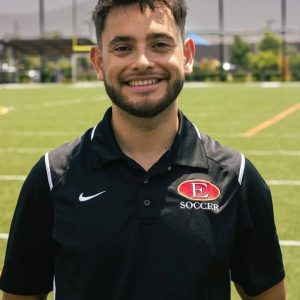 Former EHS boys’ soccer player Rodney Landaverde, Class of 2018, shown above, is now in charge of the program. (Courtesy photo)